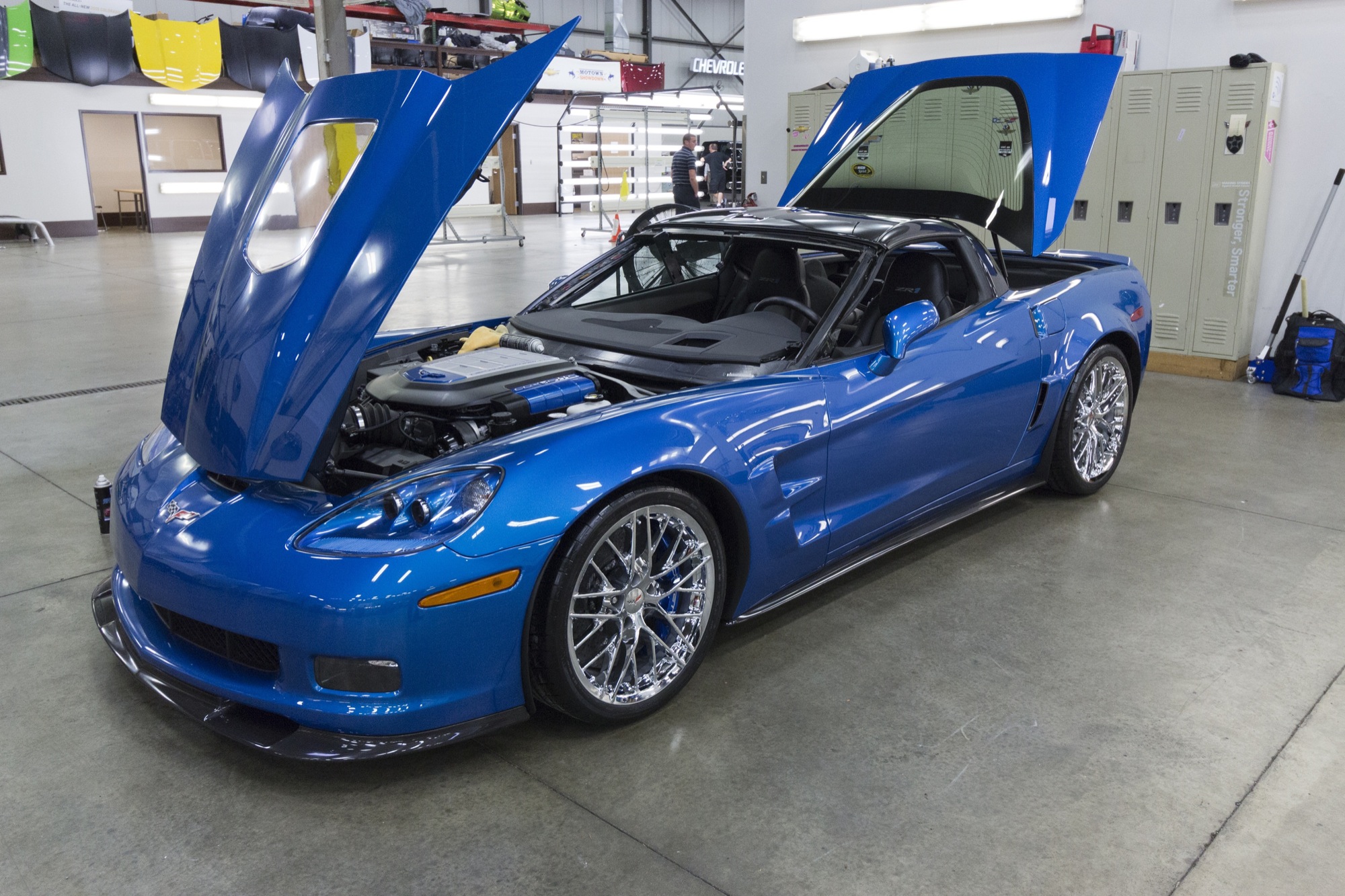 Sinkhole 2009 Chevrolet Corvette ZR1 "Blue Devil" Prototype Restored ...