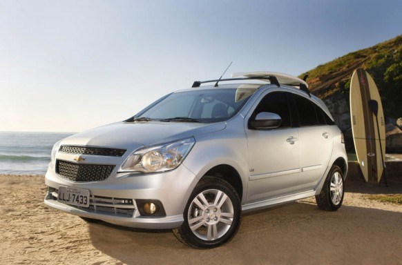  the Chevrolet Agile which will only be sold in certain South American 