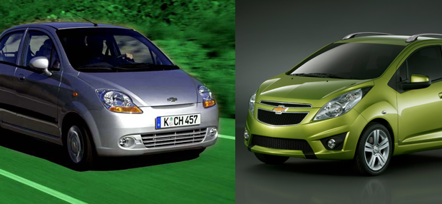 chevrolet-spark-old-new-feat 2010 is gearing up to be a big year for Chevy 