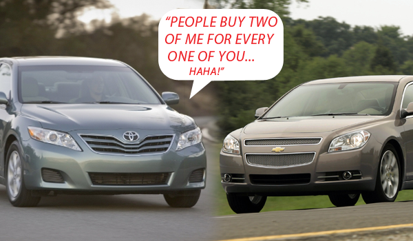 2009 toyota camry vs 2009 chevy malibu #6