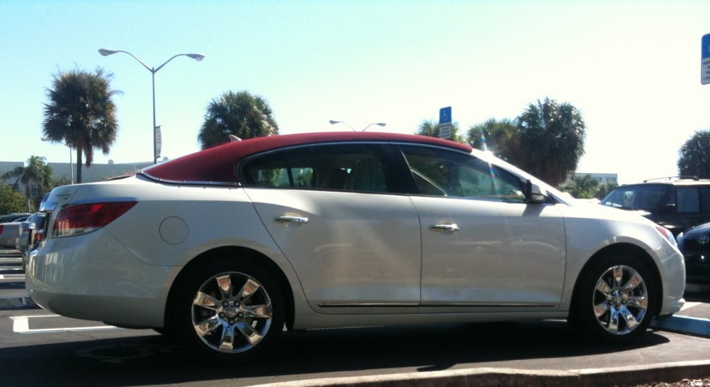 Photo Of The Day The Most Tasteful Vinyl Top As Seen On A Buick Lacrosse