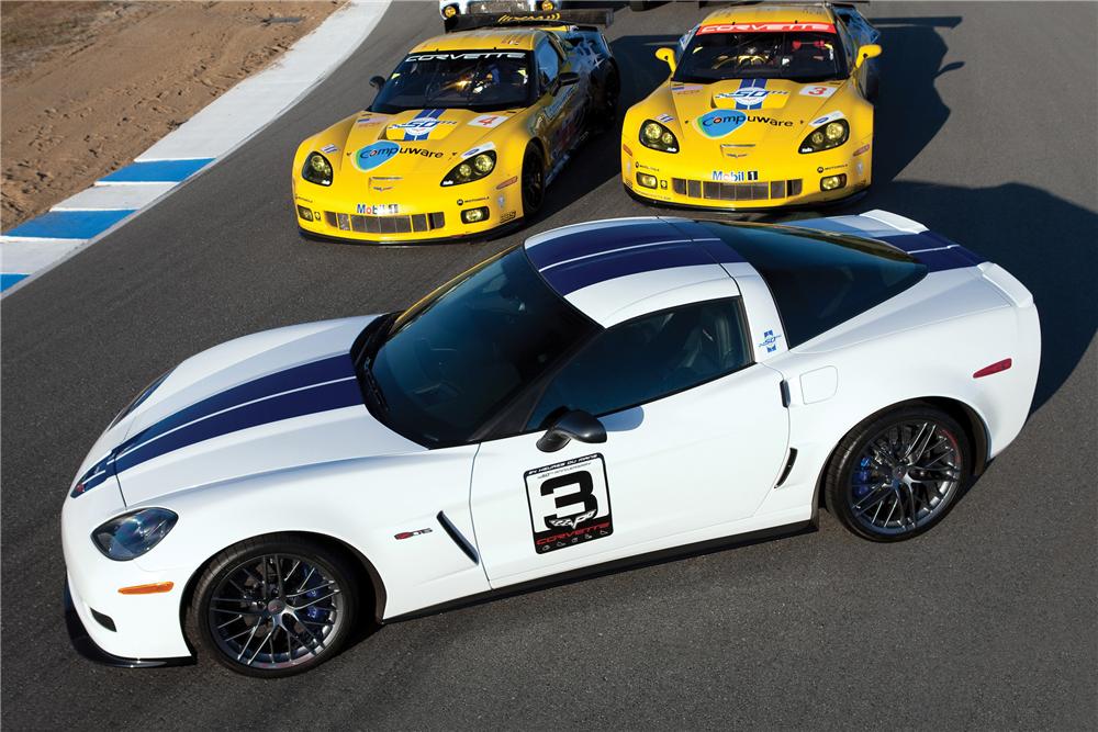  a commemorative Corvette Z06 celebrating 50 years of Corvette Le Mans 