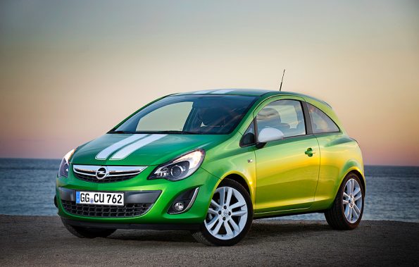 opel corsa black white. Opel has given its smallest