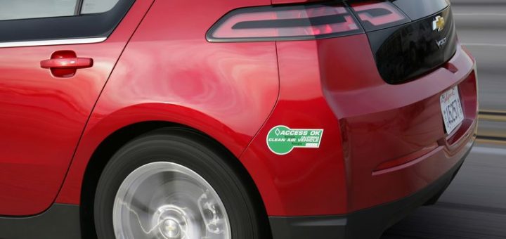 Chevy Volt California Sticker