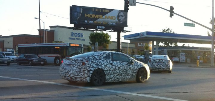 Cadillac ELR spied testing in LA