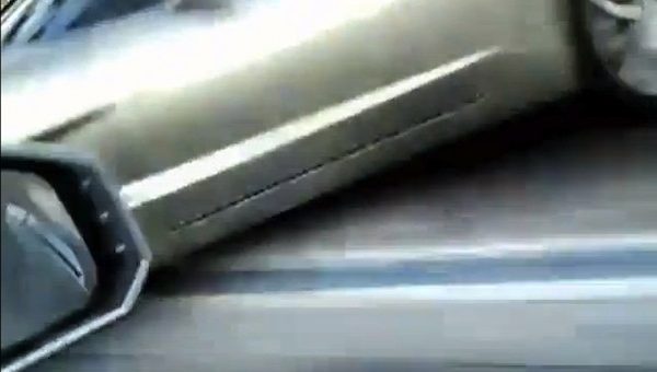 Chevy Corvette Crashes Into Nissan 350Z at dragstrip