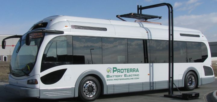 Proterra Bus Side View