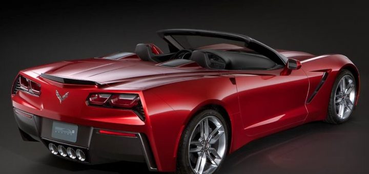2014 Corvette C7 Convertible Red Leak Rendering