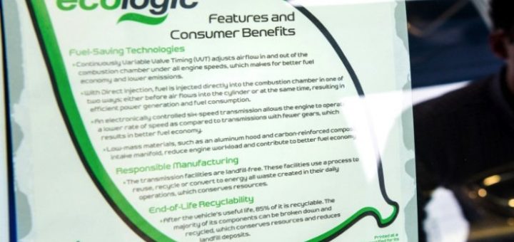 2013 Chevy Malibu Ecologic benefits