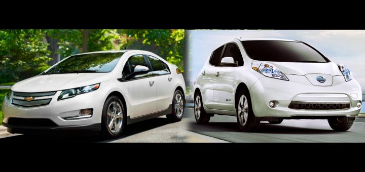 Nissan leaf vs chevy volt sales