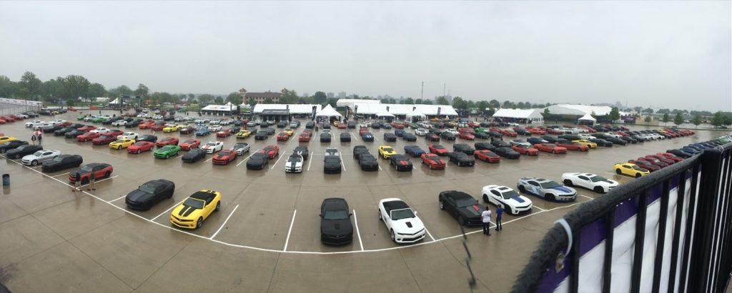 All kinds of Camaros made the trek to Belle Isle