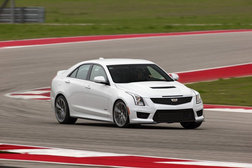 2016 Cadillac ATS-V Sedan Crystal White Frost | GM Authority