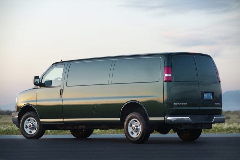 2016 gmc savana cargo van