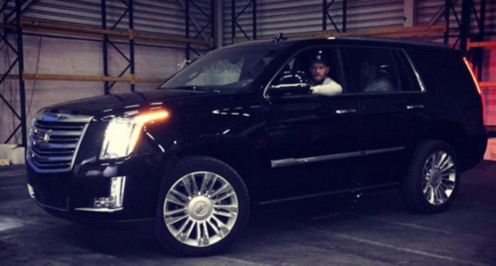 Conor McGregor Poses In 2016 Cadillac Escalade | GM Authority