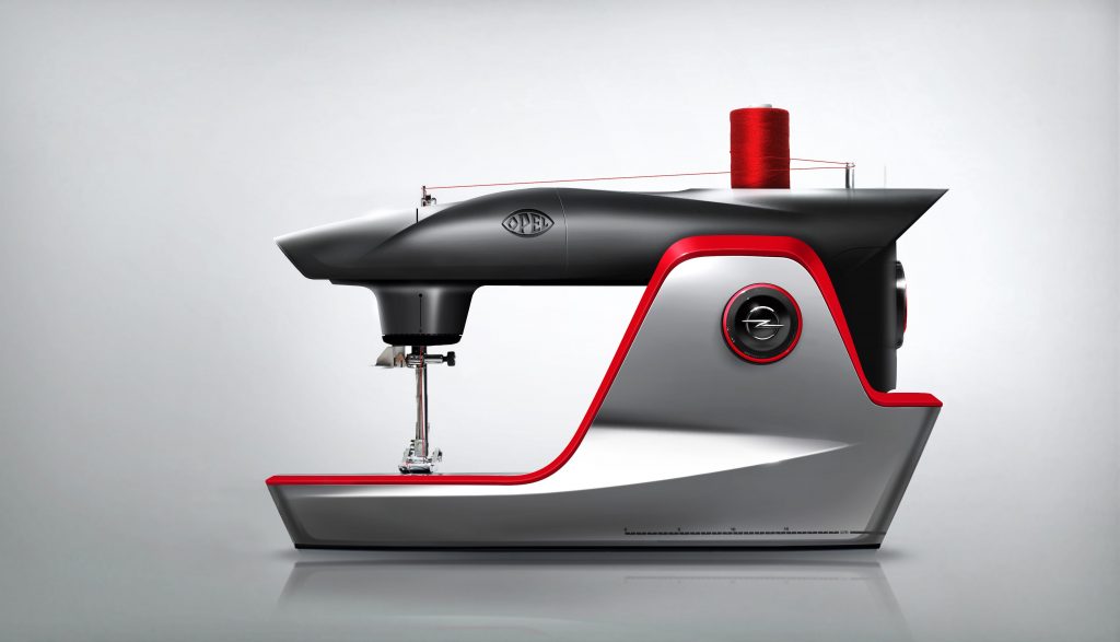 Opel GT Concept-Inspired Sewing Machine | GM Authority Opel GT Concept-Inspired Sewing Machine | GM Authority