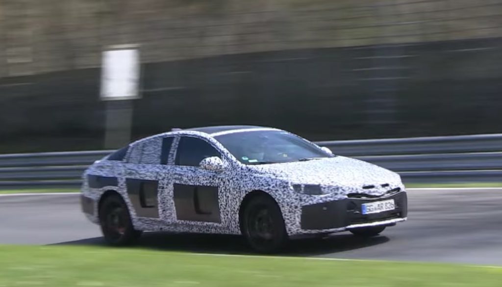 2017 Opel Insignia Opc Track Test Footage Gm Authority