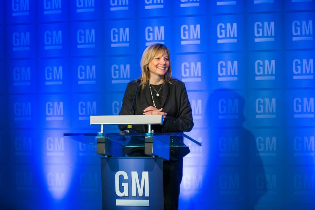 GM Chairman and CEO Mary Barra at 2016 Shareholders Meeting 003