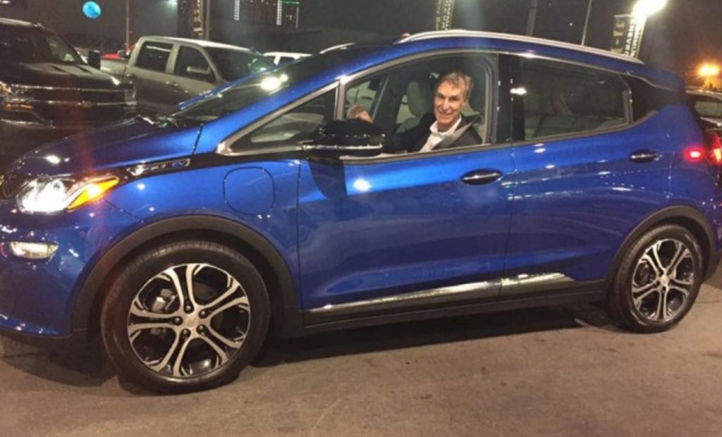 Bill Nye Bought A 2017 Chevrolet Bolt EV | GM Authority Bill Nye Bought A 2017 Chevrolet Bolt EV | GM Authority