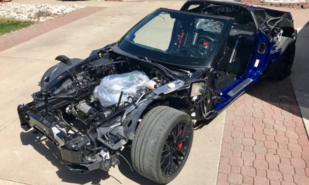 Salvage Title Corvette Z06 Will Become A Race Car | GM ... Salvage Title Corvette Z06 Will Become A Race Car | GM ...