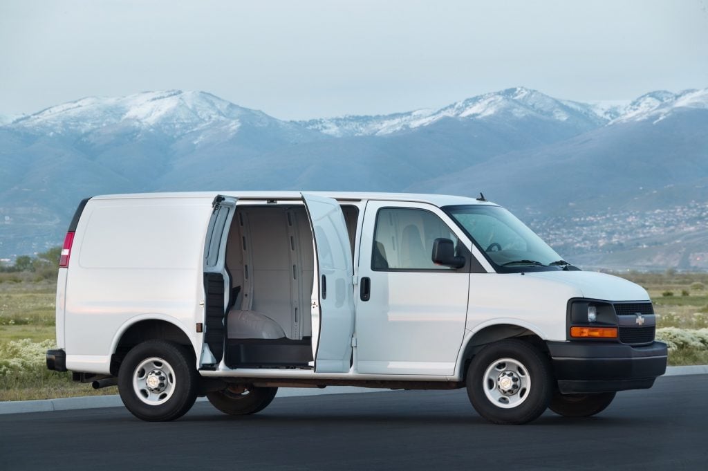 Chevy work hot sale van 2019