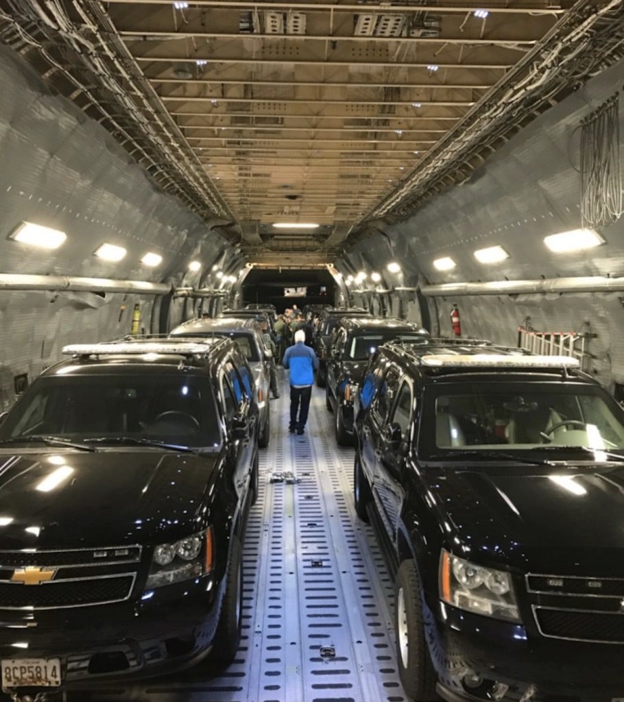 secret service vehicles