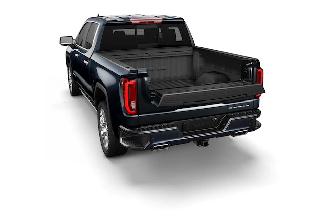 Hayon GMC Sierra 1500 MultiPro 2019 - Portillon intérieur avec surface de travail