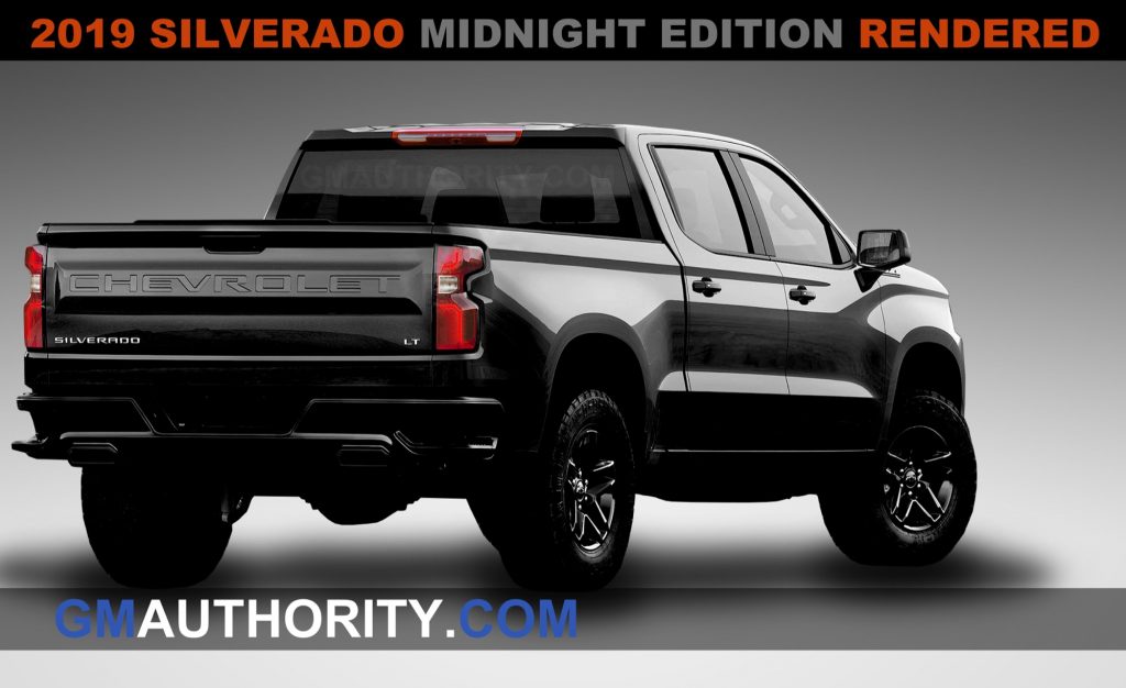 2019 Silverado Midnight Edition Imagined In New Renderings | GM Authority