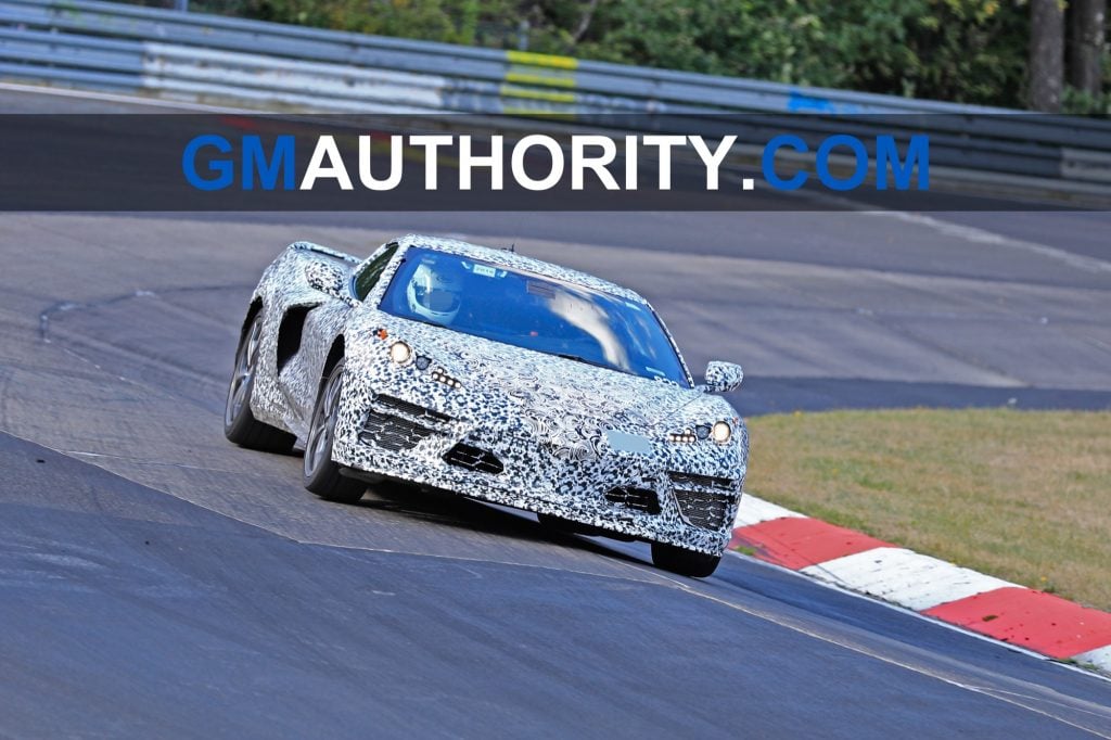 Mid-Engine Chevrolet Corvette Spy Shots - Nurburgring - September 2018 010