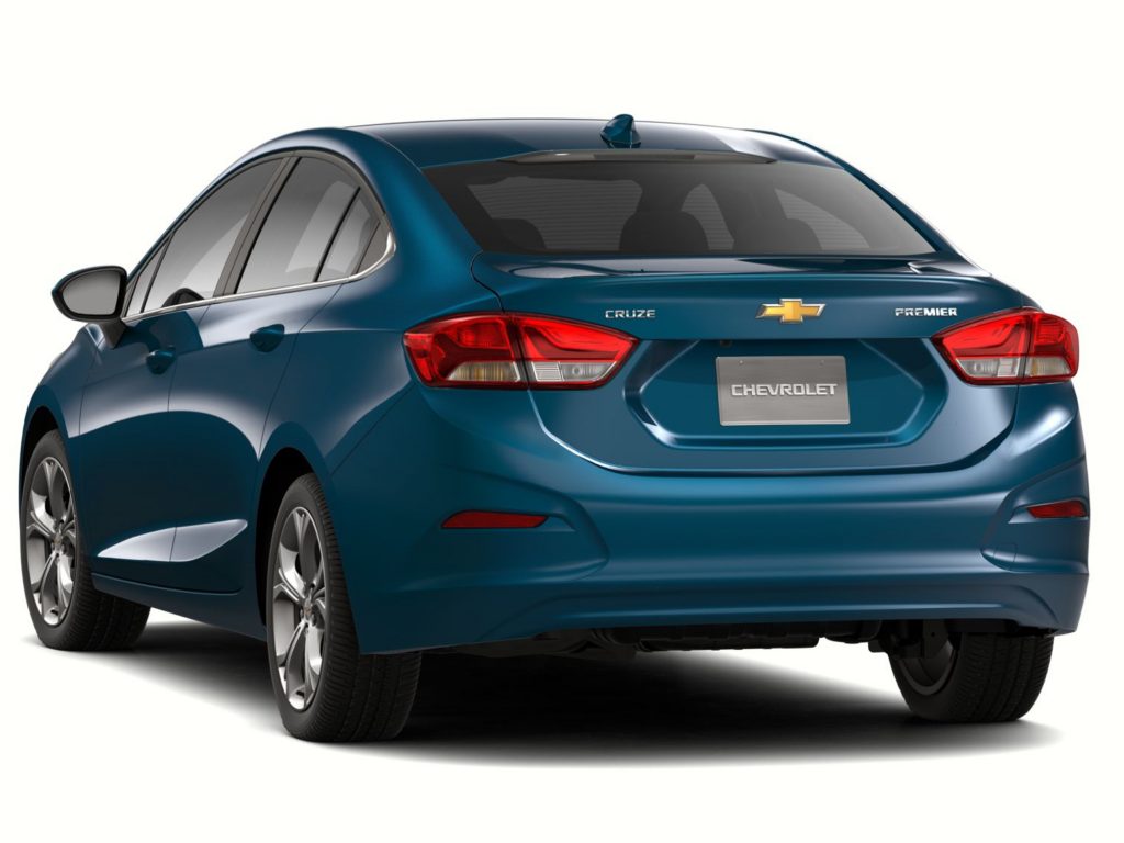 The New Pacific Blue Metallic Color For 2019 Chevrolet Cruze First Look Gm Authority