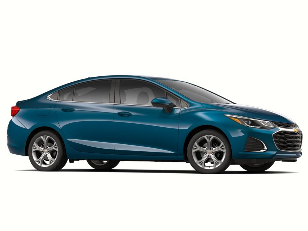 The New Pacific Blue Metallic Color For 2019 Chevrolet Cruze First Look Gm Authority