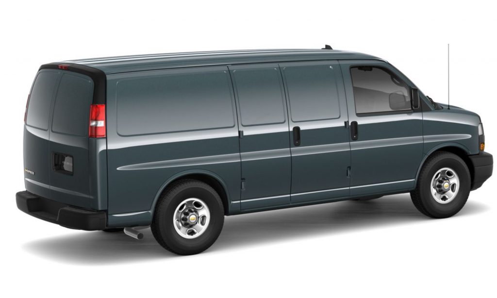 2019 chevy express passenger van