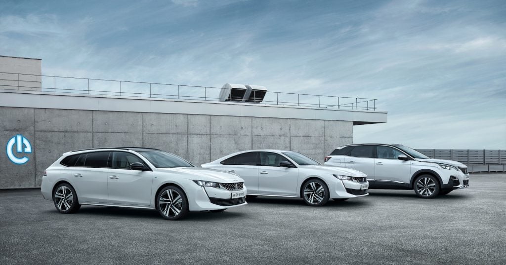 Peugeot plug-in hybrid lineup