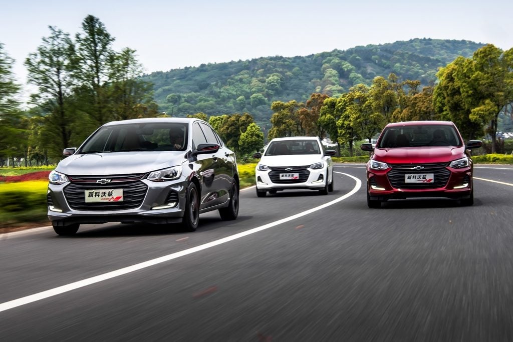 An All-New Chevrolet Onix Sedan Appears In China