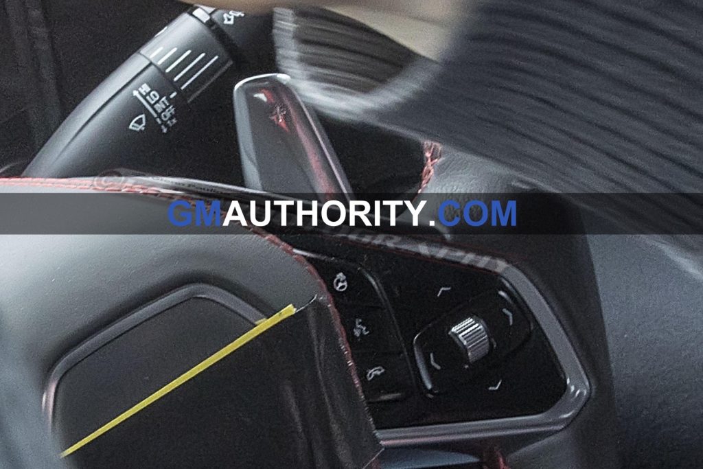 Chevrolet Mid-Engine Corvette C8 Interior Instrument Panel Spy Shots - April 2019 007