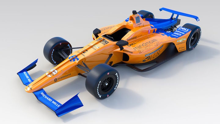 Fernando Alonso Debuts Mclaren Chevrolet Ride For 19 Indy 500 Gm Authority