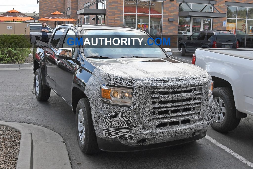 2021 Gmc Canyon Facelift Spied With New Front End Styling Gm Authority