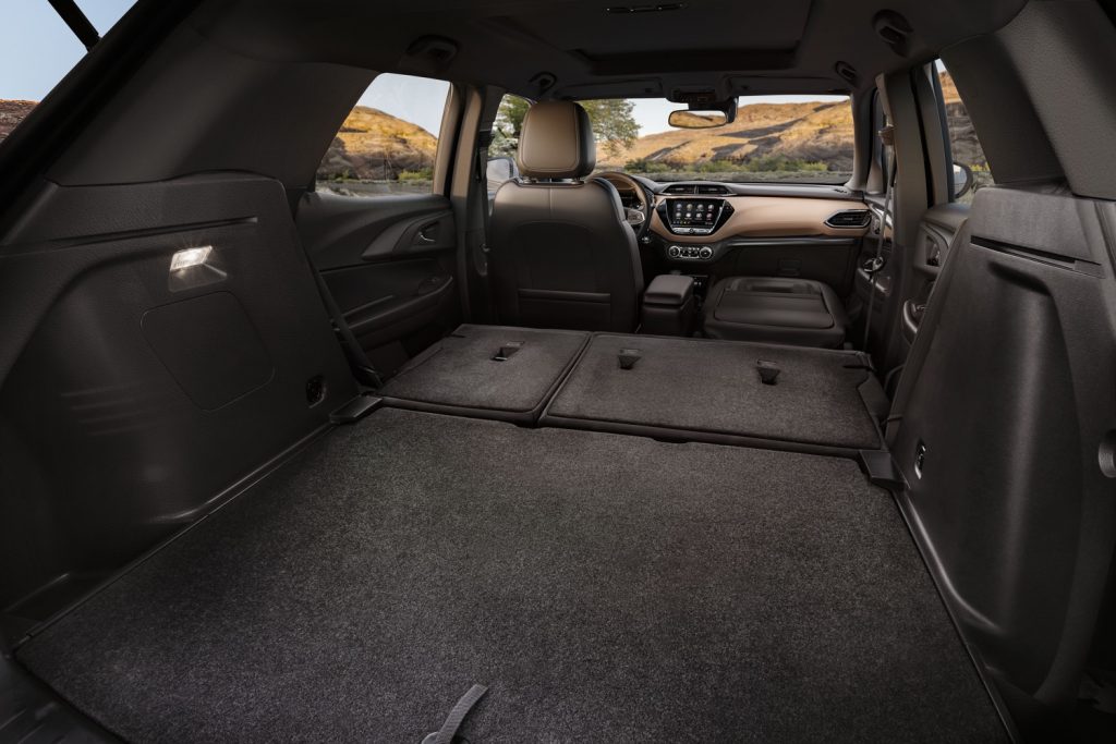 Chevrolet Trailblazer Features Flat Folding Front Seat Gm