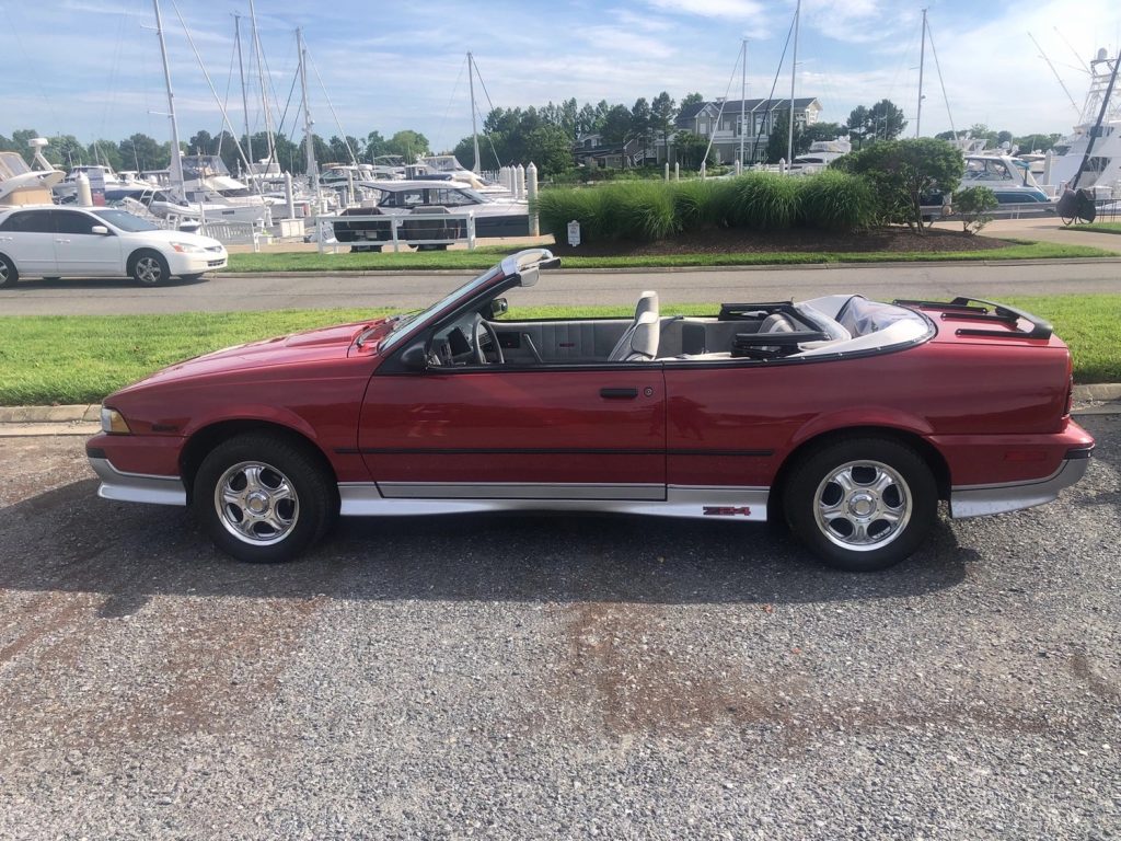 Low Mile 1988 Chevy Cavalier Z24 Convertible Up For Sale