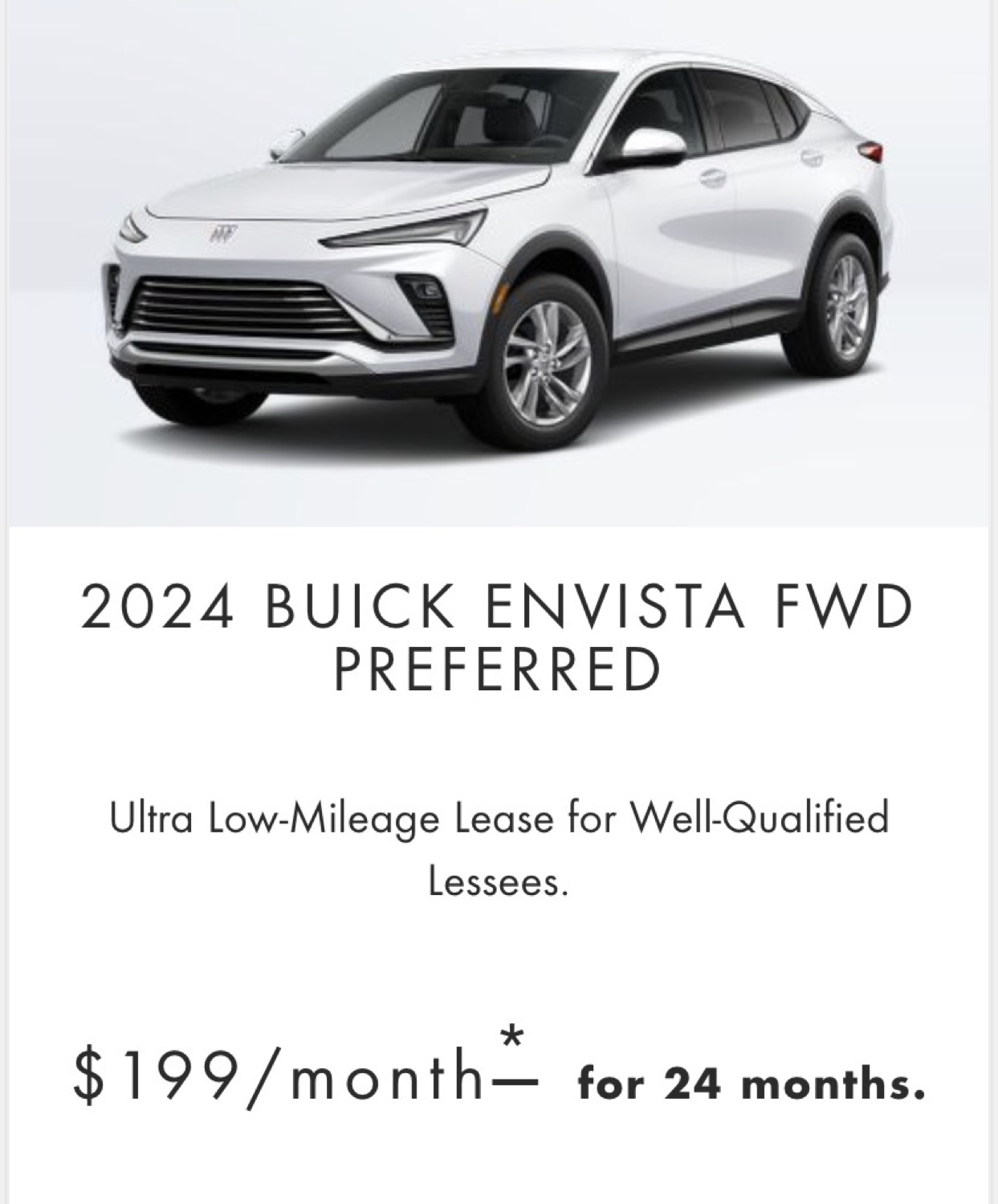 Buick Envista Lease Program Available In February 2024