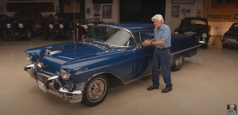 Jay Leno Shows Off His Cadillac Coupe Deville Video