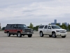 1990 Chevrolet Suburban (left) and 2010 Chevrolet Suburban 75th