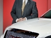 Bob Lutz with the 2011 GMC Acadia Denali luxury CUV