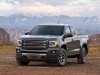 2015 GMC Canyon All Terrain SLE Extended Cab Short Bed Front Three Quarter in Cyber Grey