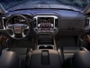 2015 GMC Sierra SLT Interior front dash view from the rear seats