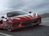 2020-chevrolet-corvette-c8-stingray-coupe-z51-performance-package-carbon-flash-spoiler-and-mirrors-carbon-flash-open-spoke-wheels-exterior-outdoor-torch-red-002-front-three-quarters-roof-panel-on