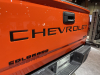 2022-chevrolet-colorado-zr2-extreme-off-road-truck-2021-sema-live-photos-exterior-027-black-chevrolet-lettering-logo-on-tailgate