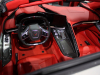 2023-chevrolet-corvette-c8-z06-coupe-3lz-adrenaline-red-dipped-interior-sema-2021-interior-001-overhead-view-roof-panel-off-carbon-fiber-steering-wheel-center-console-center-stack
