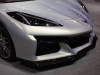 2023-chevrolet-corvette-c8-z06-coupe-3lz-silver-flare-metallic-roof-off-sema-2021-exterior-013-front-end-detail-carbon-fiber-splitter-headlights