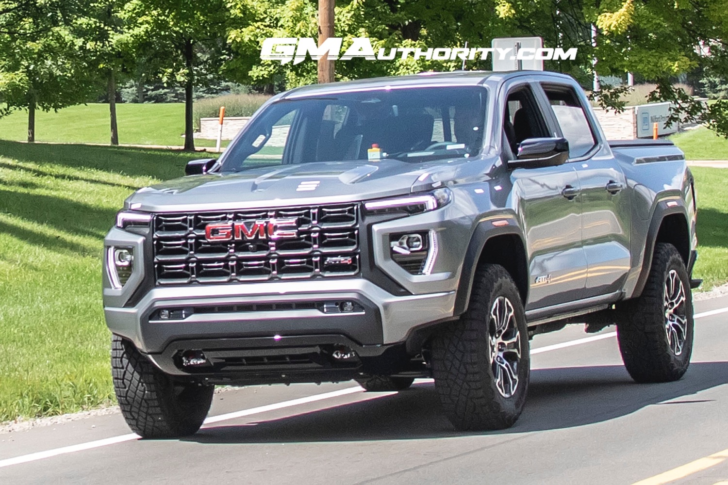2023-gmc-canyon-at4-silver-first-real-world-photos-august-2022-exterior-002