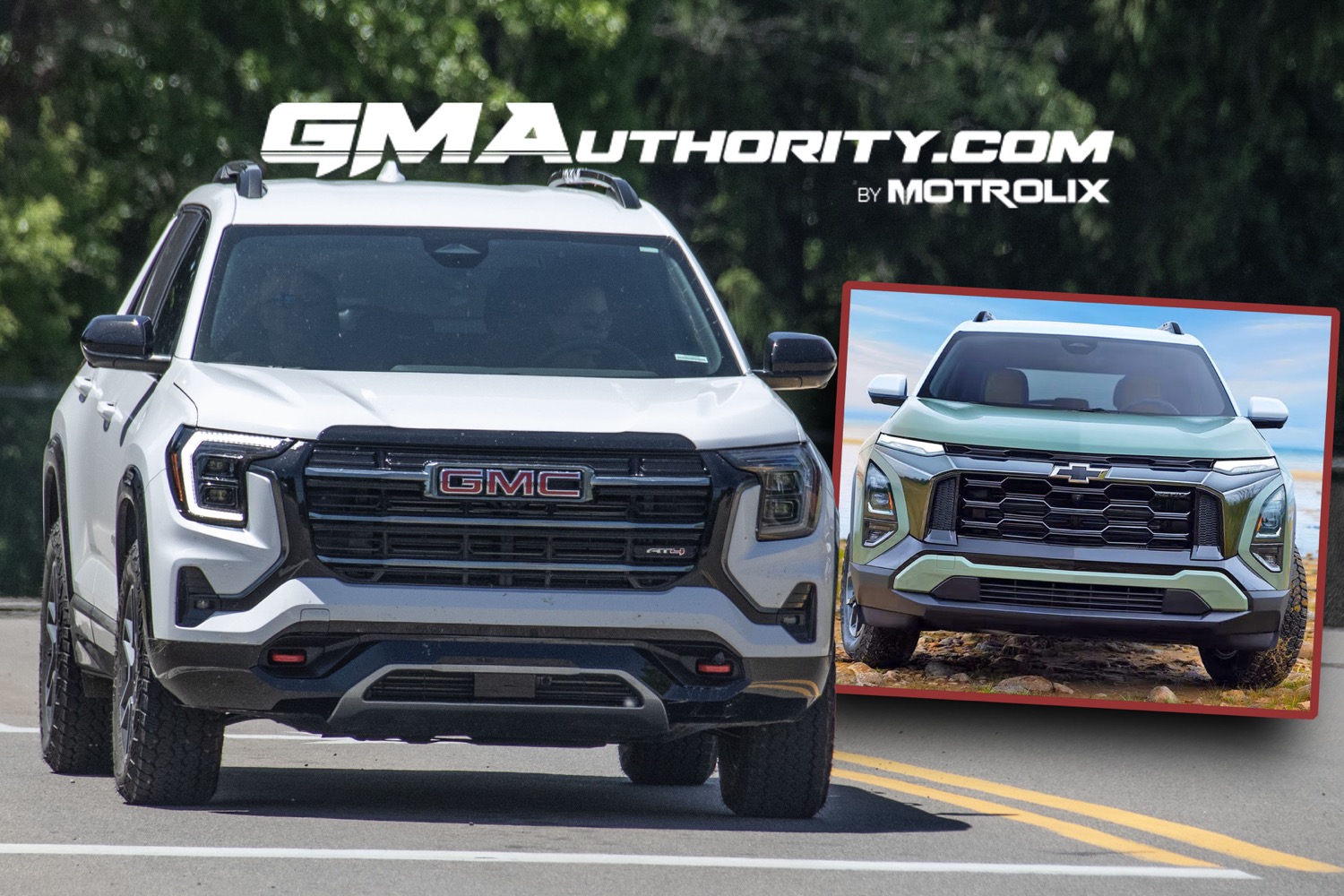 2025 GMC Terrain vs. 2025 Chevy Equinox: Exterior Comparison